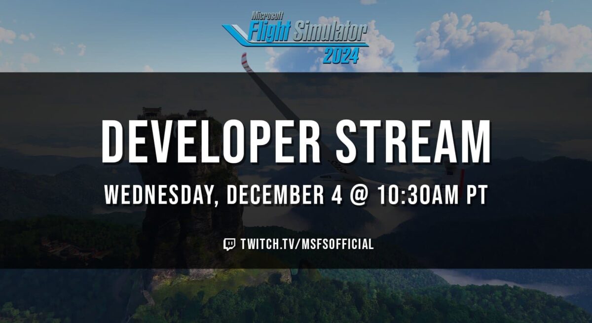 Sortie de la mise à jour v1.1.10.0 de Microsoft Flight Simulator 2024