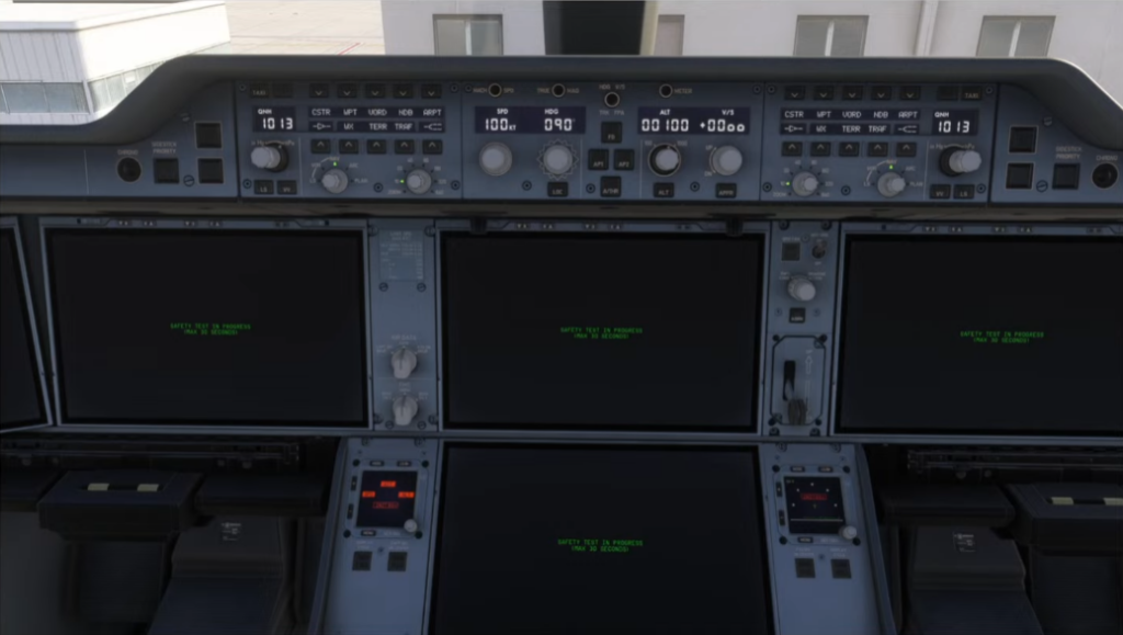 startup d'inibuilds A350 Systems