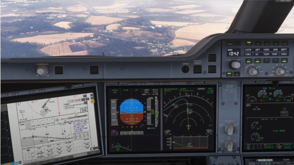 inibuilds a350 atterrissage en EGSS avec ILS
