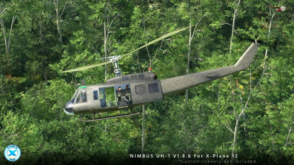 Les soldats UH-1 portant