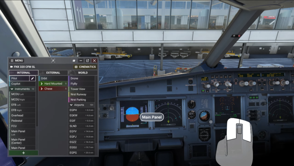 Chaseplane pour MSFS Smart View Movement