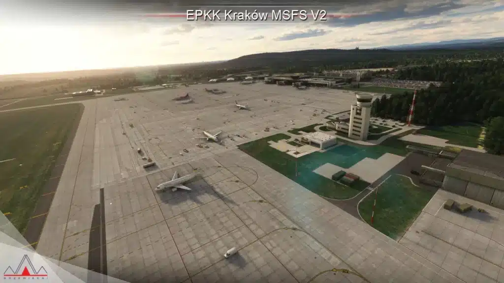 Drzewiecki Design publie l&rsquo;aéroport de Krakow V2 pour MSFS