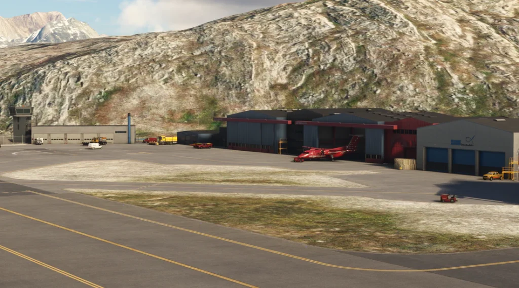 Fsimstudios nuuk Air Greenland Hangars