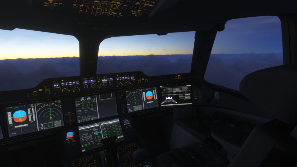 Dossier vol de la ligne de ligne A350 INIBUILDS A350
