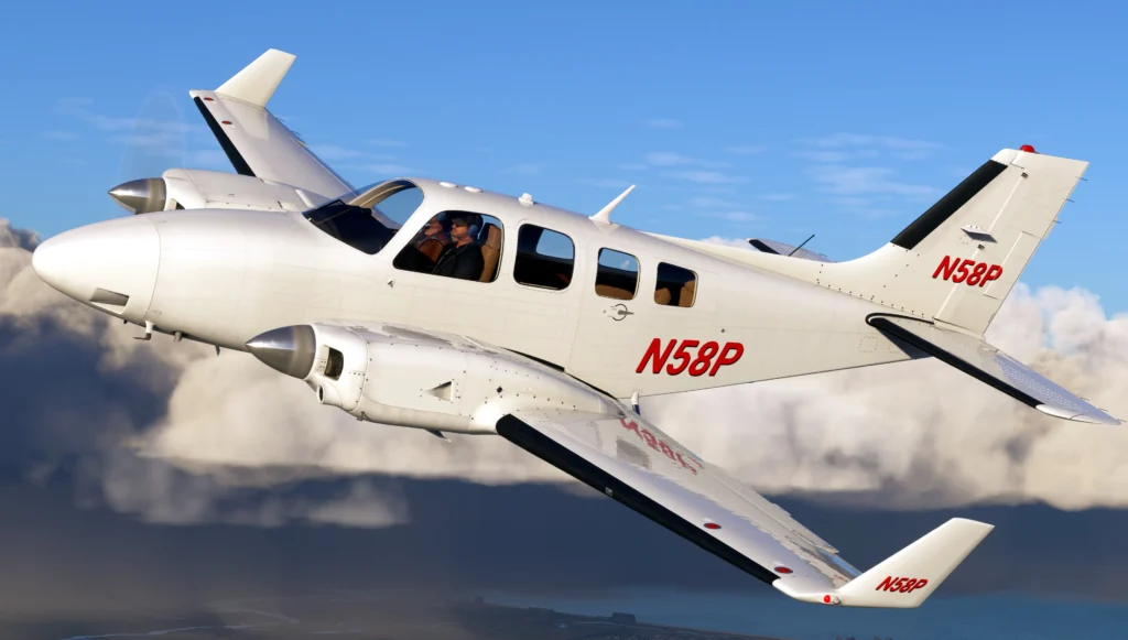 Beech Baron 58p de Black Square 