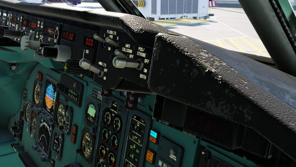 Glache up GLARESHIELD du Rotate MD-80 Pro pour X-Plane 12