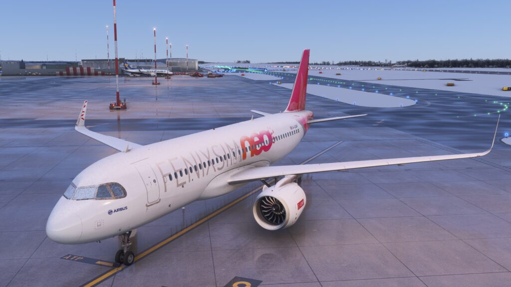 Garé A320NEO pour MSFS par Fenix ​​Simulations