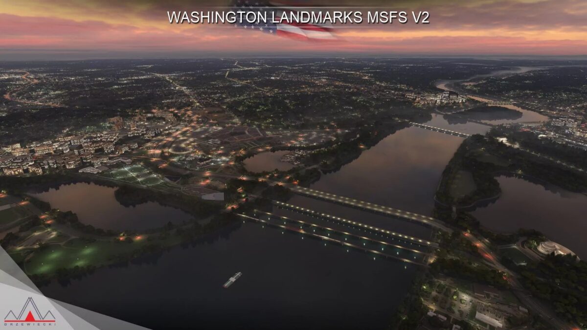 Drzewiecki Design publie Washington Sweetmarks V2 pour MSFS