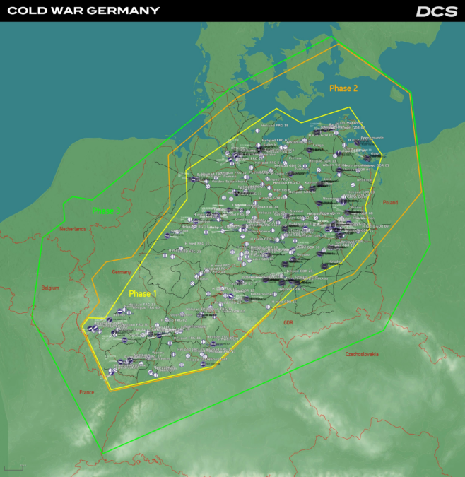 Eagle Dynamics annonce la carte allemande de la guerre froide pour le monde DCS