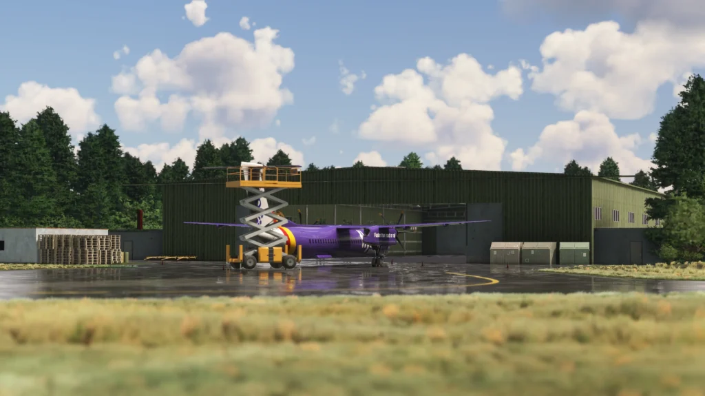 Cintre de l'aéroport de Simpixel Weeeze