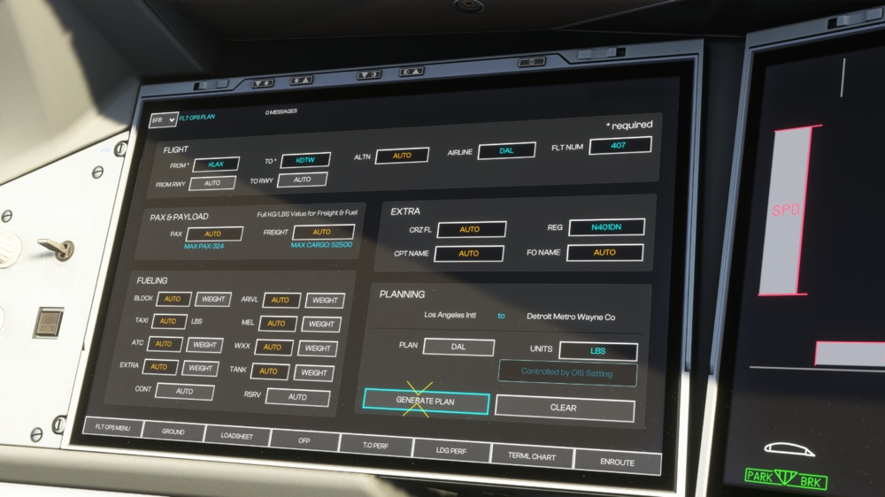 inibuilds met à jour A350 Airline à V1.0.7