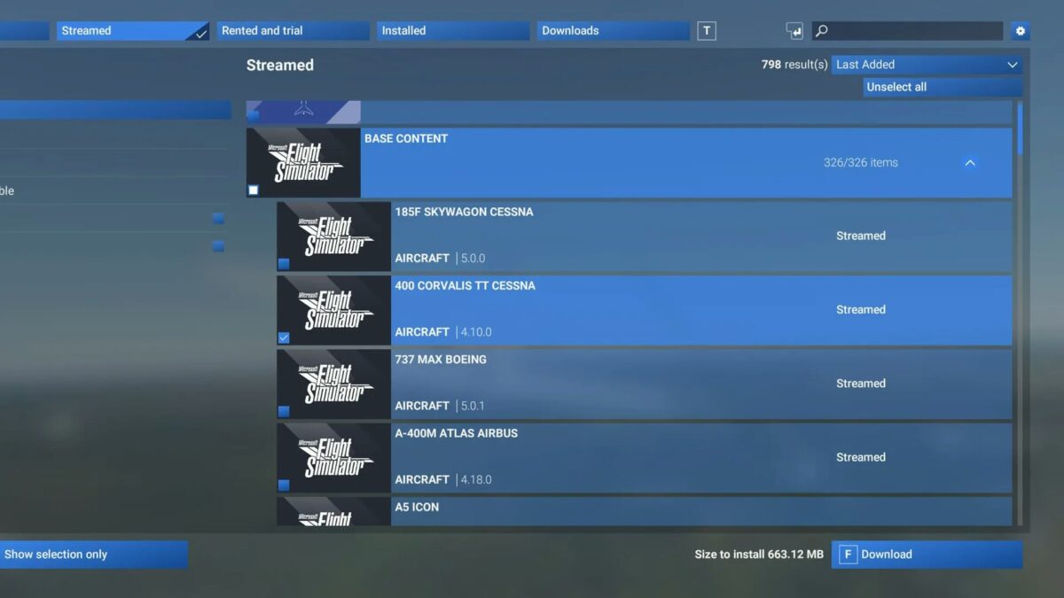 Microsoft Flight Simulator 2024 Sim Update 3 Beta est ici, vous permet de télécharger du contenu localement