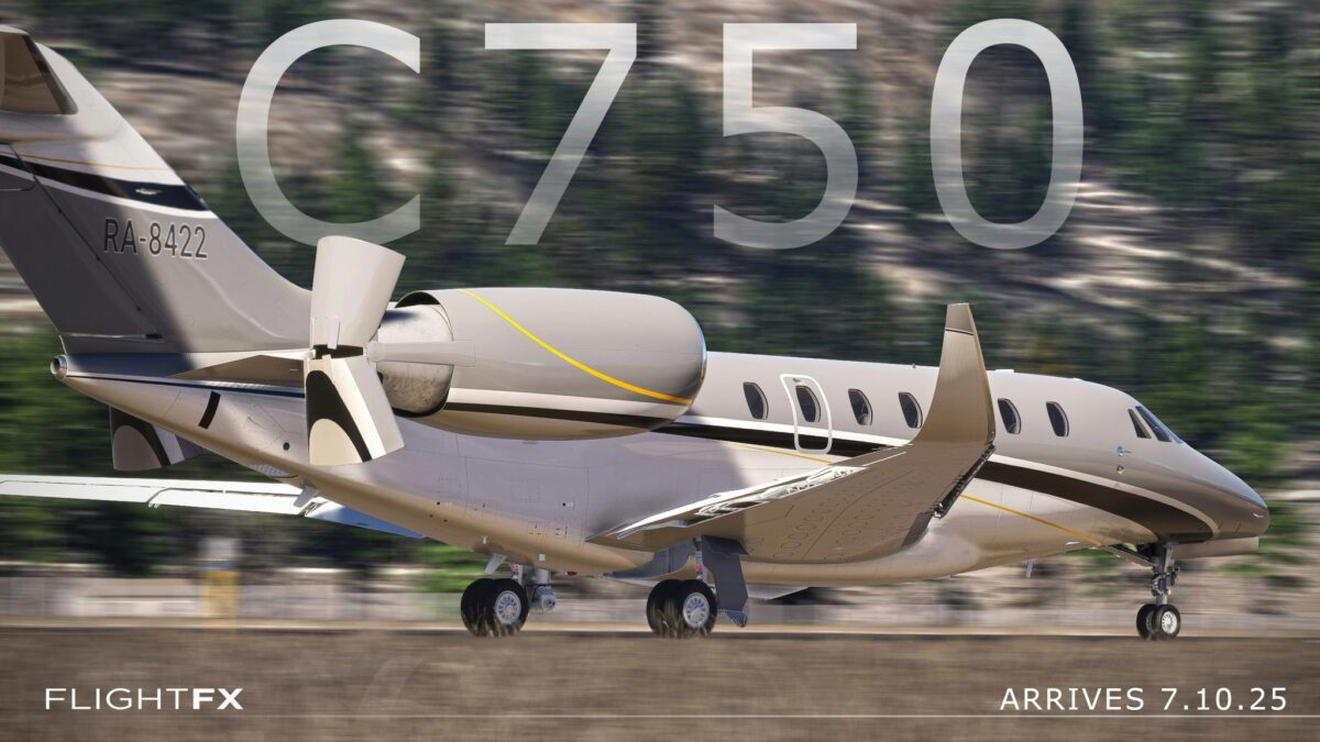 FlightFX libérant C750 le 10 juillet