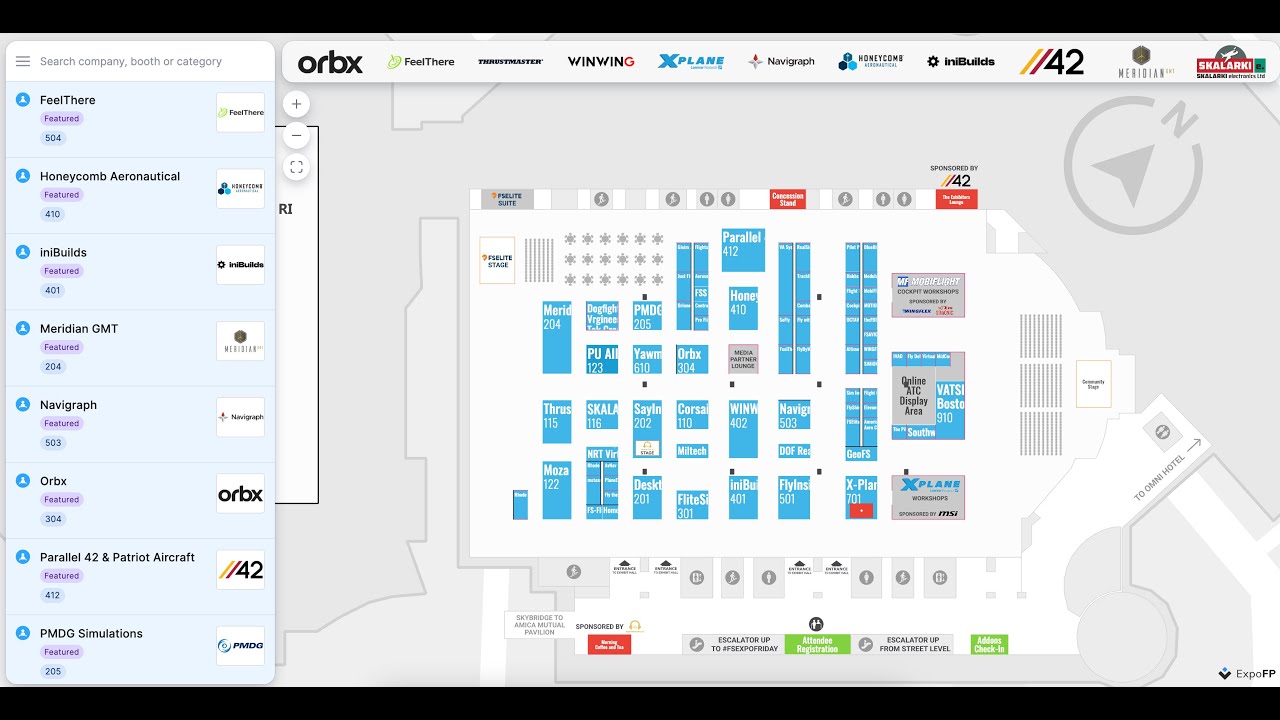 Flightsimexpo 2025 - Visite au sol en direct