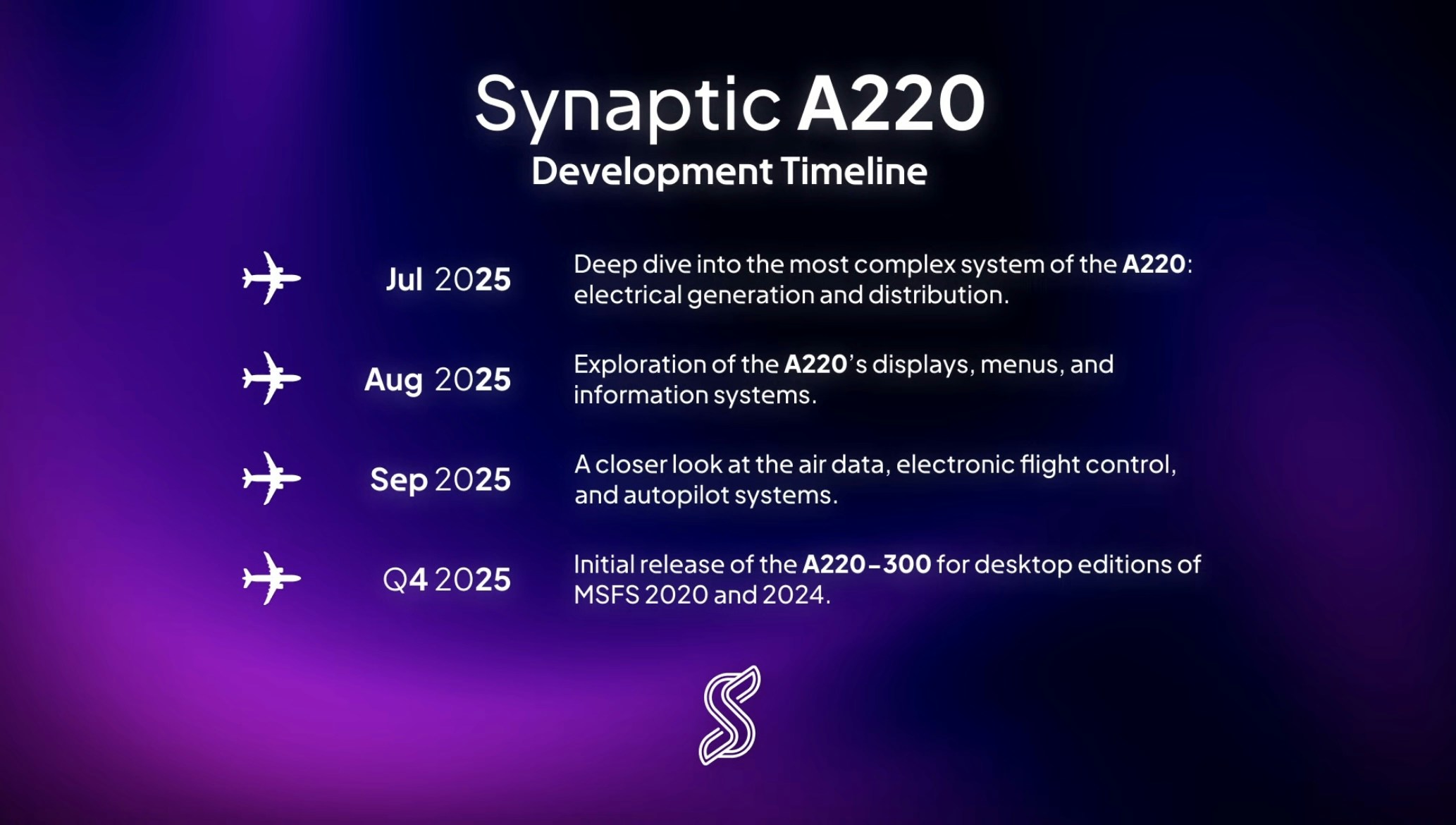LA220 de Synaptic Simulations arrive sur FSEXPO avec une version