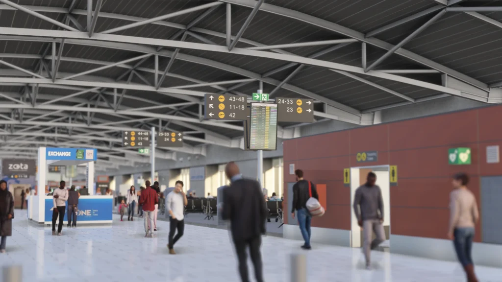 inibuilds Larnaca Airport Terminal Intérieur