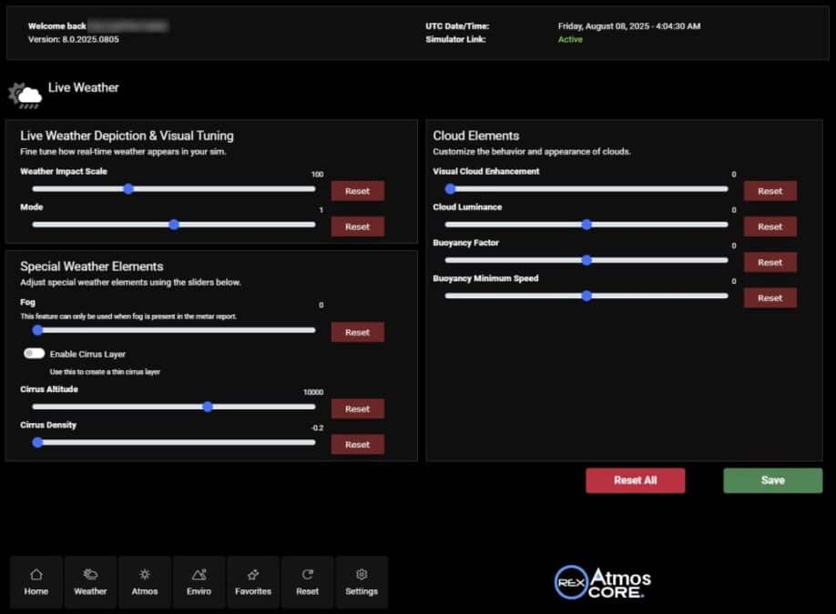 Les simulations REX libèrent le cœur de l&rsquo;atmos pour MSFS2024