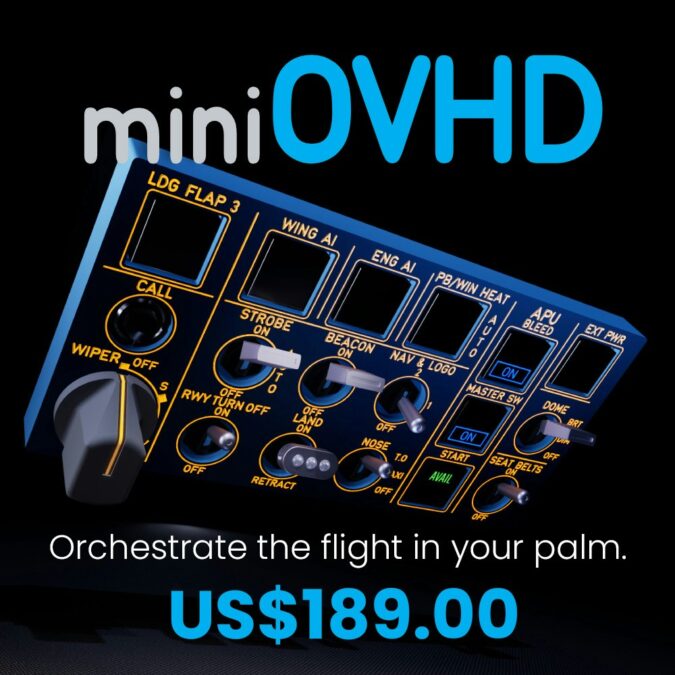 MiniCockpit partage les détails du prochain panneau Miniovhd