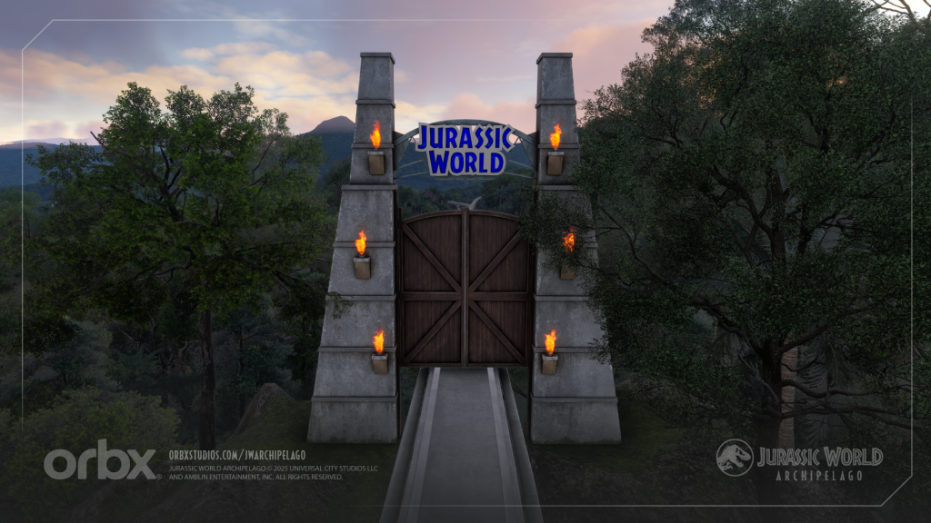 Les portes emblématiques de Jurassic World sont modélisées dans MSFS.