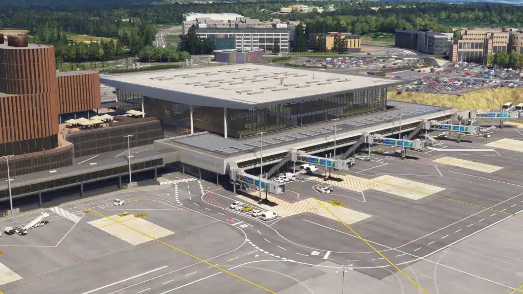 Atelic publie l&rsquo;aéroport du Luxembourg pour MSFS