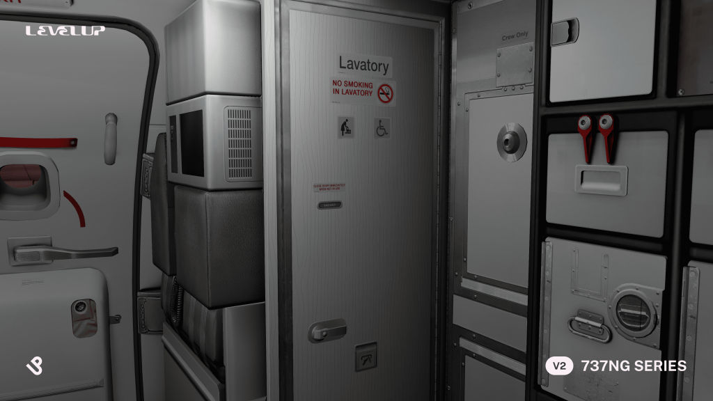 737NG CABINE INTÉRIEUR NIVEAUUP