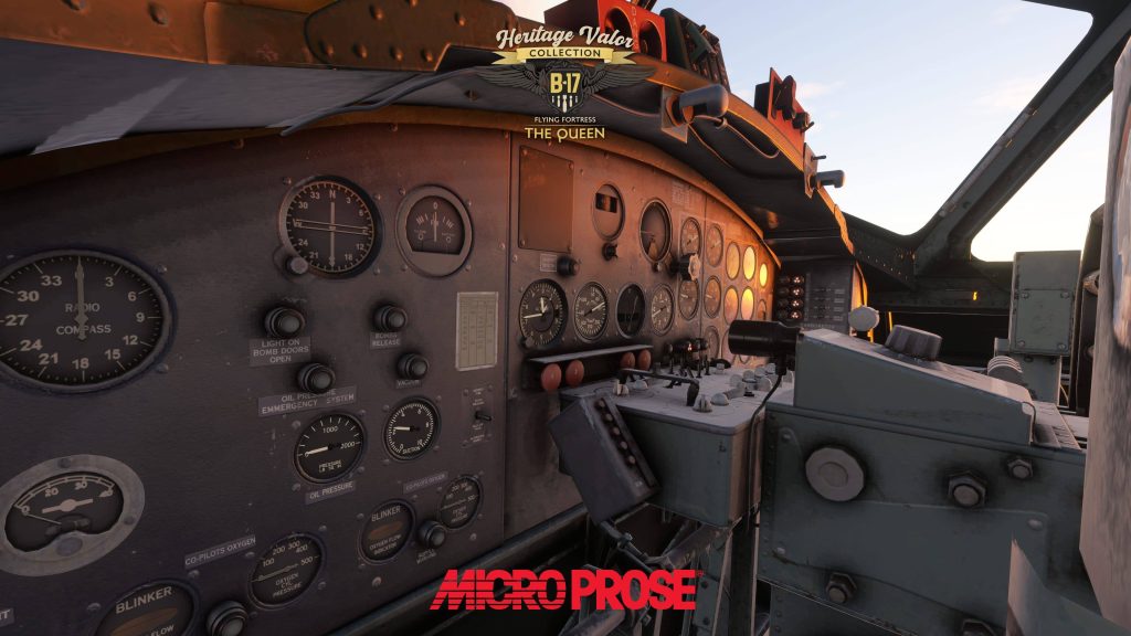 Le cockpit est vu en détail avec ses instruments classiques dans MSFS.