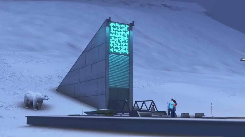 Chambre forte de semences iniBuilds Svalbard ENSB MSFS 2024