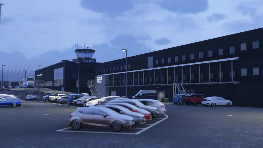 iniBuilds Svalbard ENSB MSFS 2024 côté ville