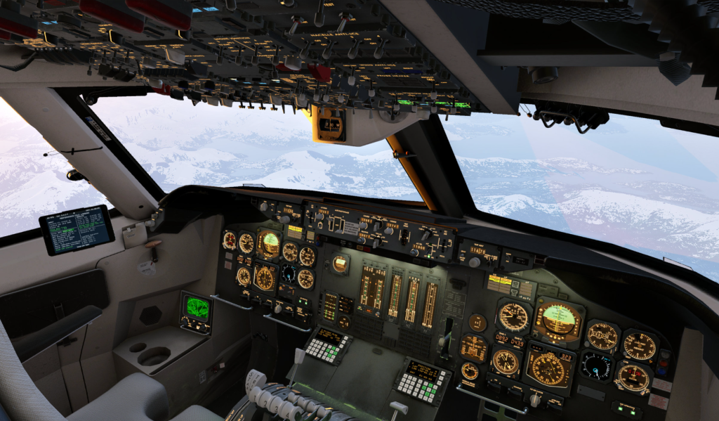 Cockpit du cargo Felis 747-200