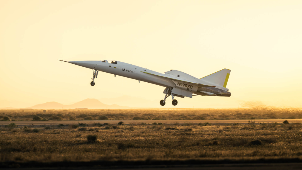 Décollage du Boom Supersonic XB-1