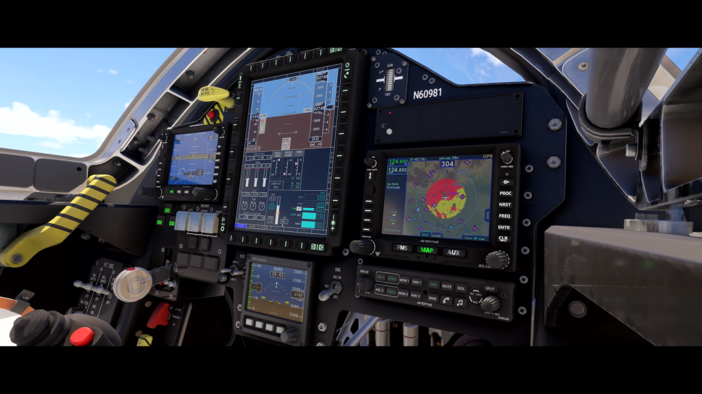 Poste de pilotage XB-1 dans MSFS 2024