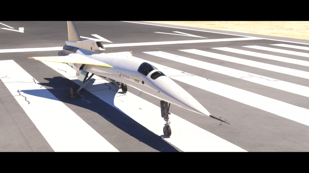Extérieur de la flèche XB-1 dans MSFS 2024