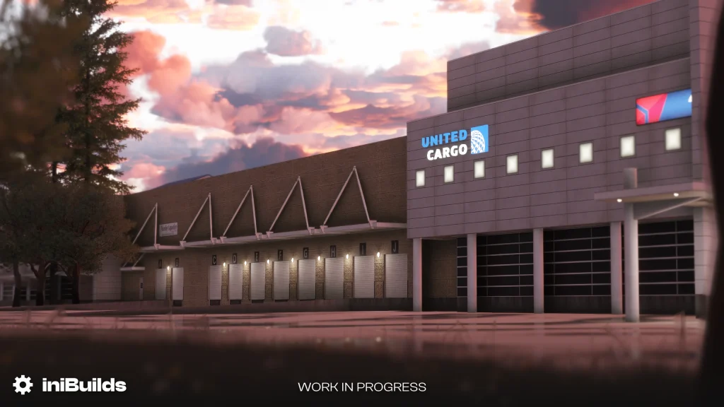 Insimview du fort de Dallas d'inibuilds qui vaut le paysage WIP