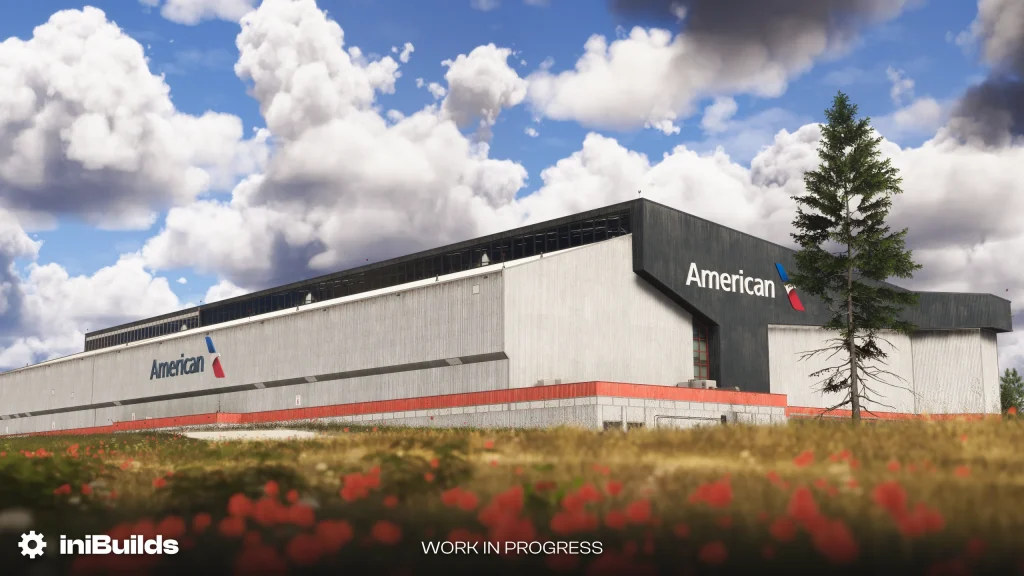 Insimview du fort de Dallas d'inibuilds qui vaut le paysage WIP