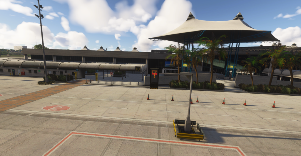 Terminal de l'aéroport international TBPB Grantley Adams par ImagineSim pour MSFS 2024