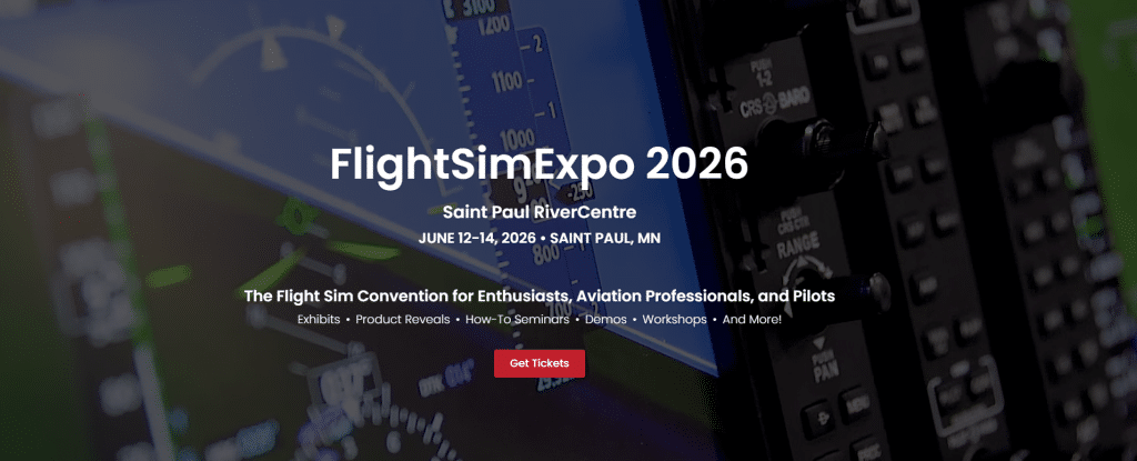 Les prix des billets pour FlightSimExpo 2026 augmentent le 1er mars