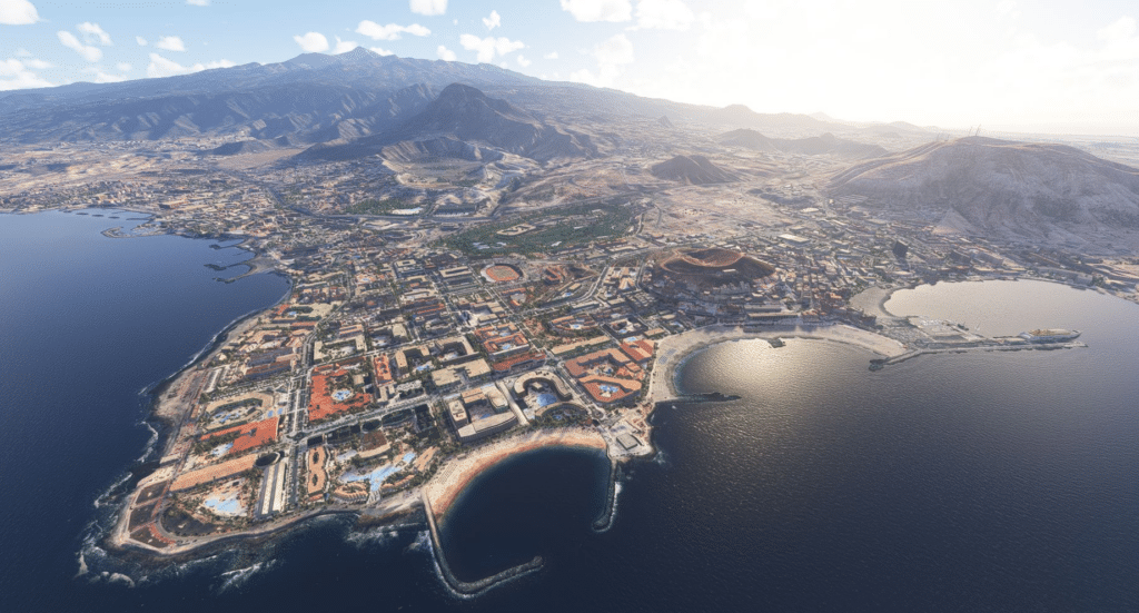 Sortie du paysage de Tenerife MSFS 2024 par Island Creations