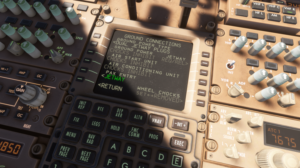 777-300ER Cockpit REV HUES Réflexions sur les écrans