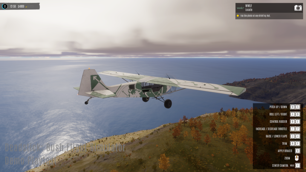 image montrant un bug où la porte arrière et les écoutilles de l'avion s'ouvraient en vol après un test de décrochage