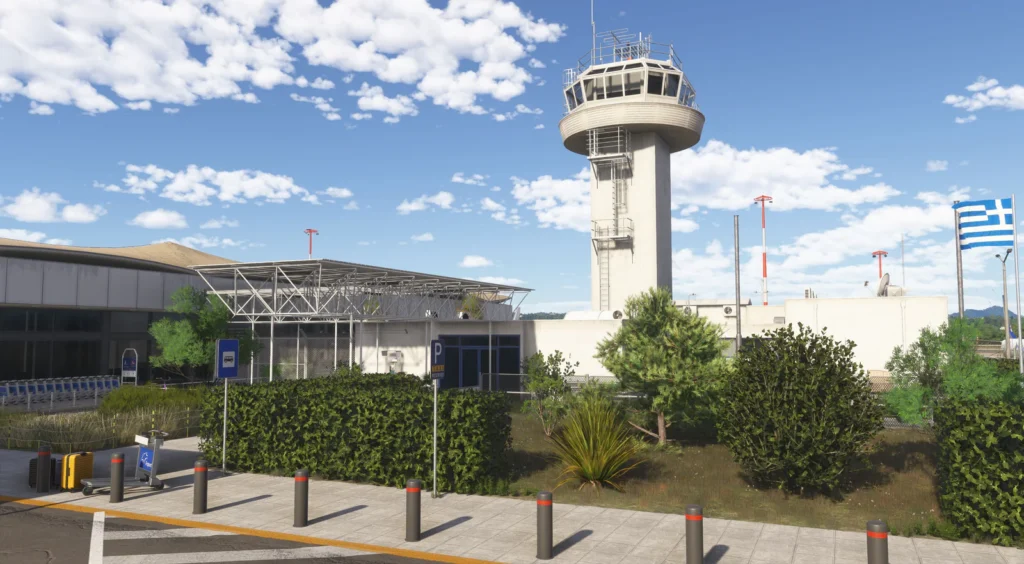 Tour de contrôle de l'aéroport Gaya Studios LGKR MSFS 2024
