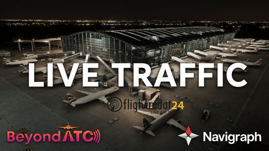 BeyondATC ajoute le trafic FlightRadar24 en direct