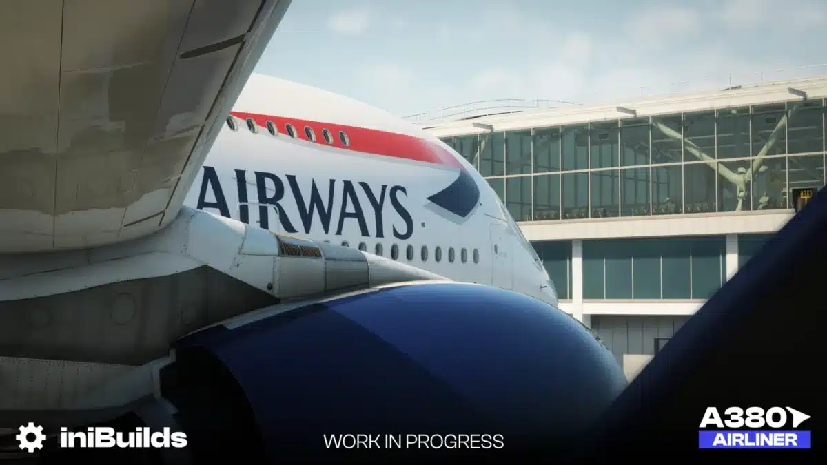 iniBuilds dévoile la version complète de l&rsquo;avion de ligne A380 en juin