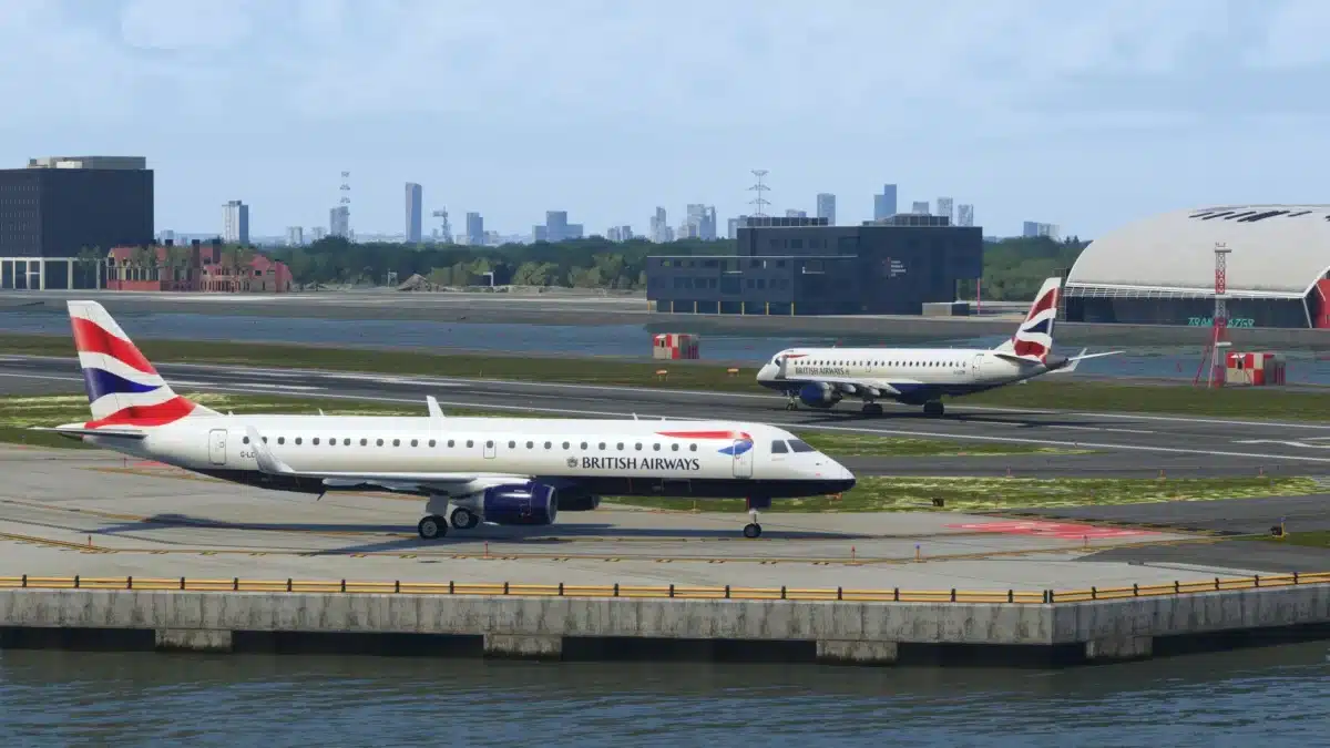 iniBuilds lance l&rsquo;aéroport de London City pour MSFS 2024