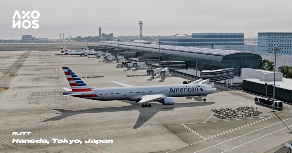 1784299305 501 Axonos lance laeroport de Tokyo Haneda pour X Plane 12.webp